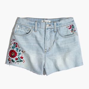 Madewell perfect jean short